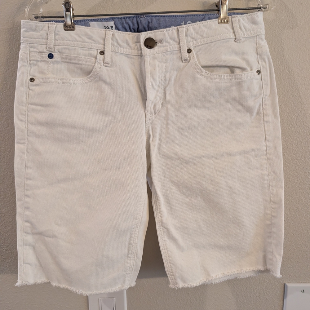 Gap White Denim Shorts